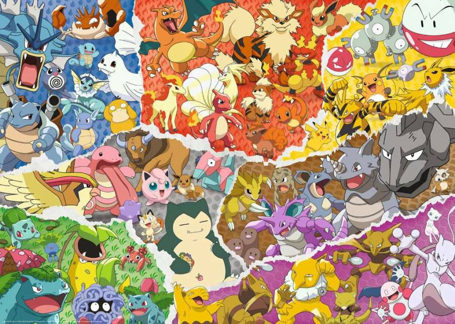 Pokémon Abenteuer -1000 Teile Pokémon Abenteuer -1000 Teile