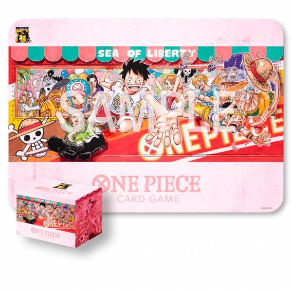 One Piece Card Game - Playmat and Card Case Set -25th Edition- One Piece Card Game - Playmat and Card Case Set -25th Edition-