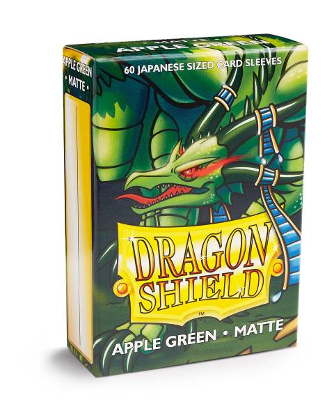 Dragon Shield Small Sleeves - Japanese Matte Apple Green Dragon Shield Small Sleeves - Japanese Matte Apple Green
