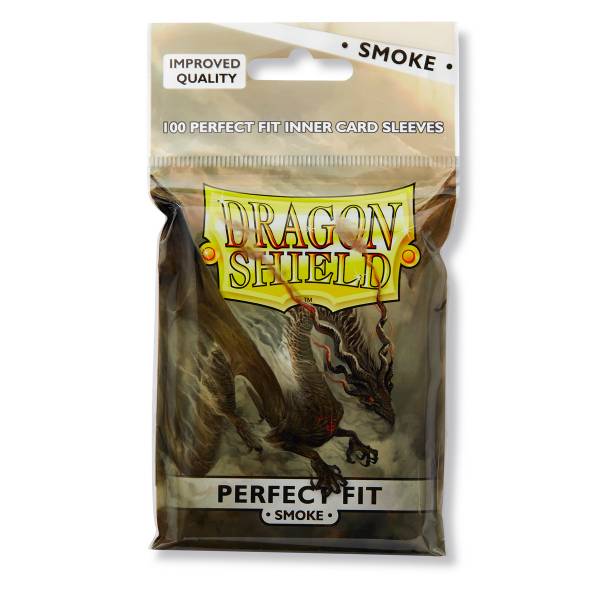 Dragon Shield Perfect Fit Sleeves - Smoke (100 Sleeves)