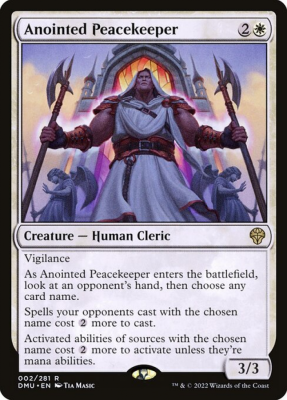 Anointed Peacekeeper (Foil) Anointed Peacekeeper (Foil)