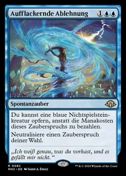 Aufflackernde Ablehnung