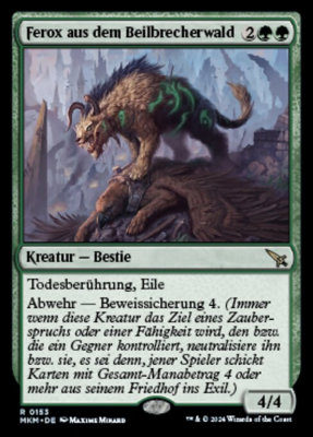 Ferox aus dem Beilbrecherwald (Foil) Ferox aus dem Beilbrecherwald (Foil)
