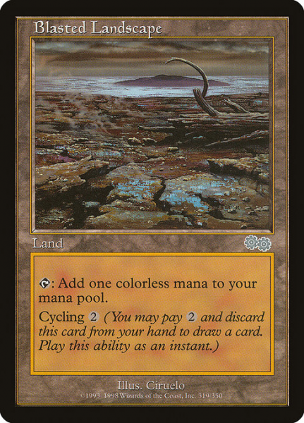 Blasted Landscape Blasted Landscape