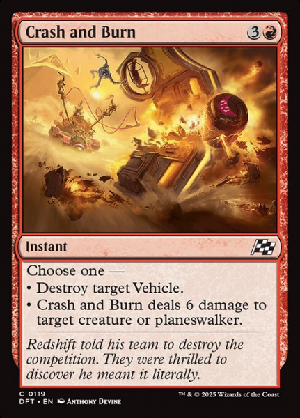 Crash and Burn Crash and Burn