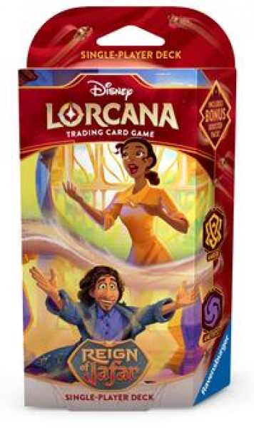 Disney Lorcana: Reign of Jafar Starter Deck (Amber & Amethyst) Disney Lorcana: Reign of Jafar Starter Deck (Amber & Amethyst)