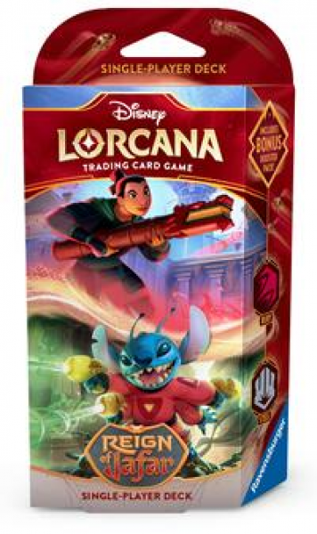 Disney Lorcana: Reign of Jafar Starter Deck (Ruby & Steel) Disney Lorcana: Reign of Jafar Starter Deck (Ruby & Steel)