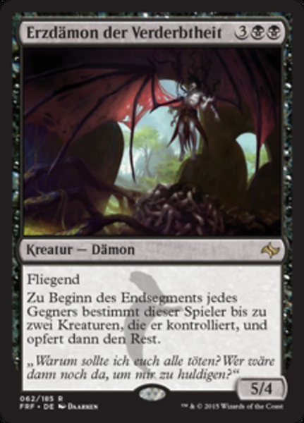 Erzdämon der Verderbtheit (Foil)