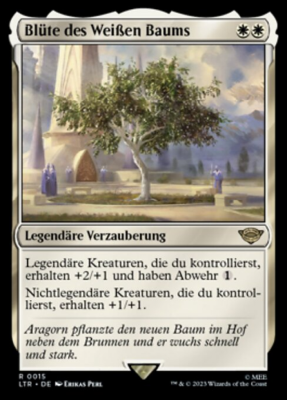 Blüte des Weißen Baums Blüte des Weißen Baums
