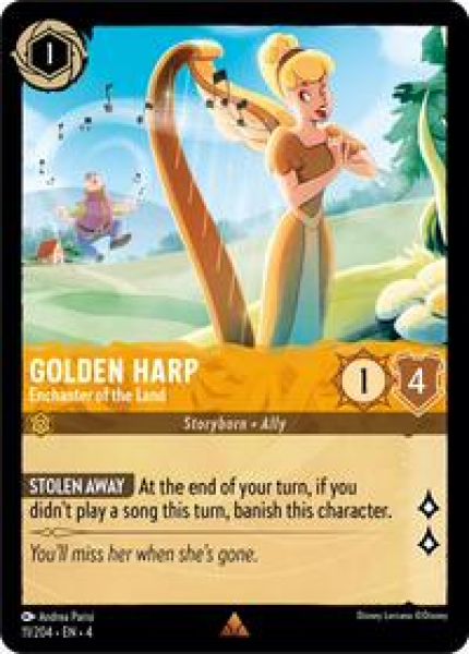 Golden Harp - Enchanter of the Land (Foil) Golden Harp - Enchanter of the Land (Foil)