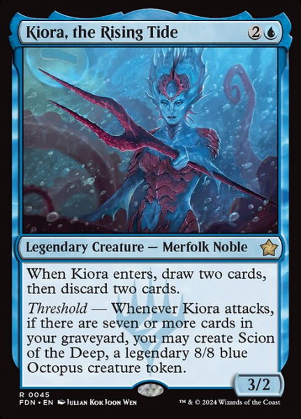 Kiora, the Rising Tide (Foil) Kiora, the Rising Tide (Foil)