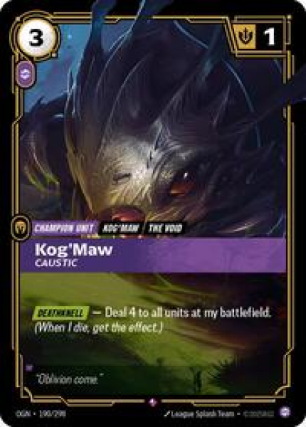 Kog'Maw, Caustic (Foil)