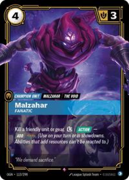 Malzahar, Fanatic (Foil)
