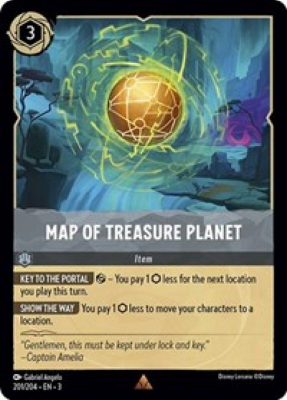 Map of Treasure Planet Map of Treasure Planet