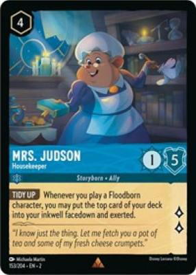 Mrs. Judson - Housekeeper Mrs. Judson - Housekeeper