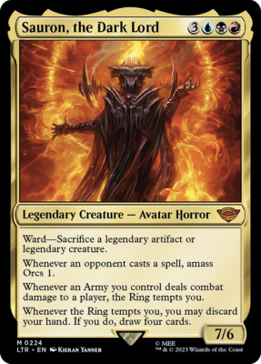 Sauron, the Dark Lord Sauron, the Dark Lord