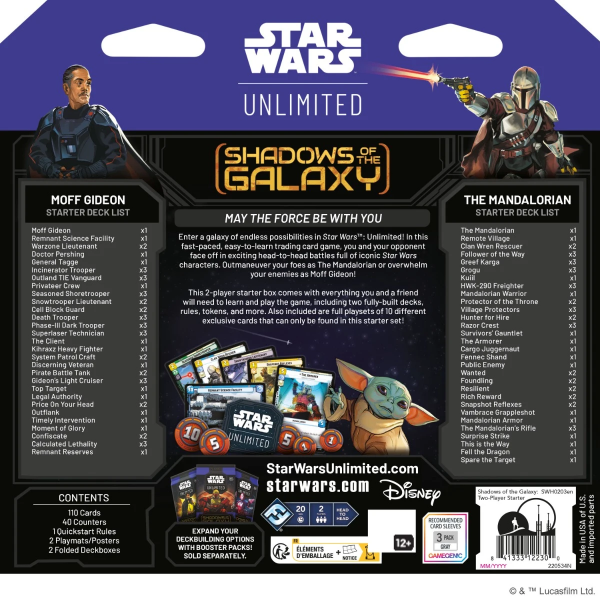 Star Wars: Unlimited – Shadows of the Galaxy (Two-Player-Starter) Star Wars: Unlimited – Shadows of the Galaxy (Two-Player-Starter)