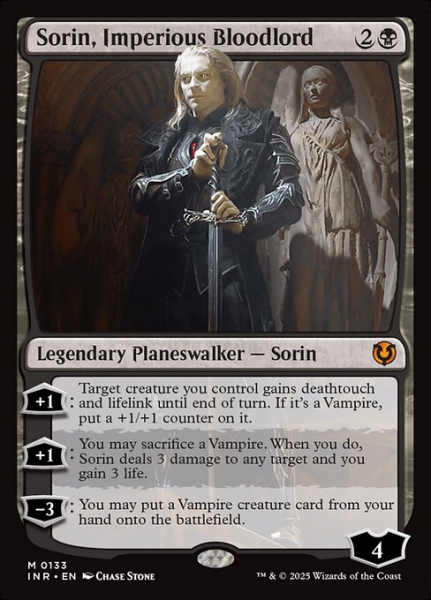 Sorin, Imperious Bloodlord (Foil) Sorin, Imperious Bloodlord (Foil)