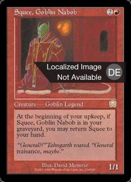 Squee, Goblin-Nabob