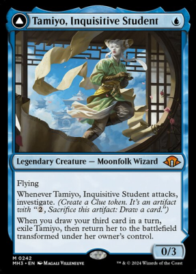 Tamiyo, Inquisitive Student // Tamiyo, Seasoned Scholar (Foil) Tamiyo, Inquisitive Student // Tamiyo, Seasoned Scholar (Foil)