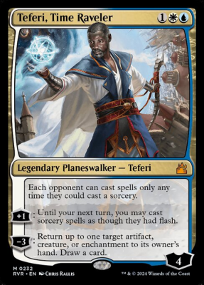 Teferi, Time Raveler (Foil) Teferi, Time Raveler (Foil)