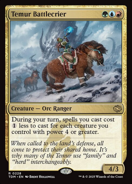 Temur Battlecrier (Foil) Temur Battlecrier (Foil)