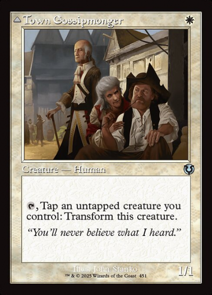 Town Gossipmonger // Incited Rabble Town Gossipmonger // Incited Rabble