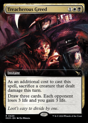 Treacherous Greed Treacherous Greed