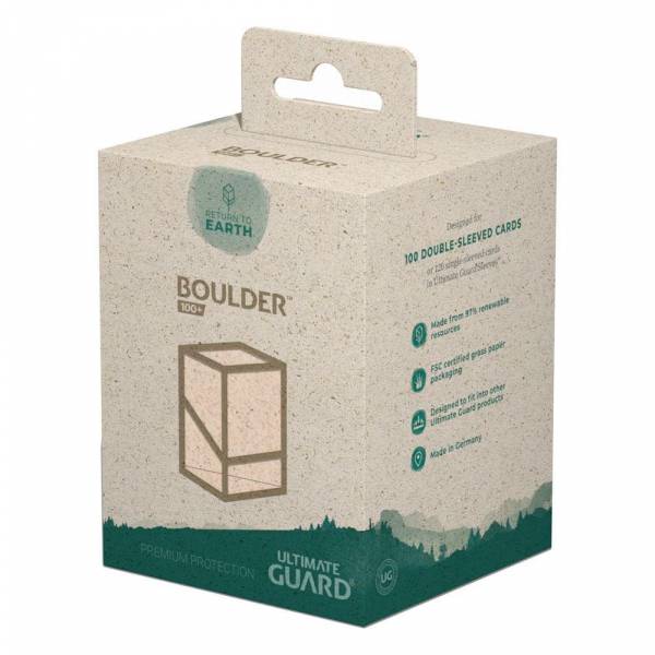 Ultimate Guard Boulder Deck Case Return to Earth 100+ Natural Ultimate Guard Boulder Deck Case Return to Earth 100+ Natural