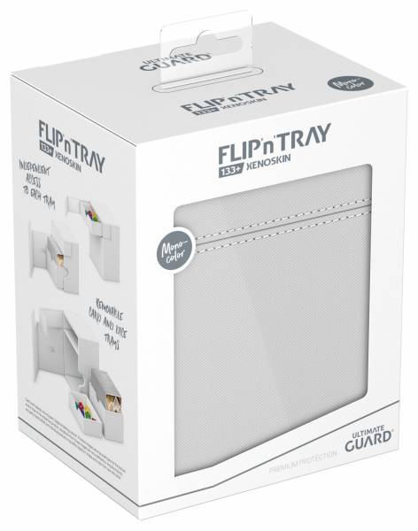 Ultimate Guard Flip`n`Tray 133+ XenoSkin Monocolor Weiß Ultimate Guard Flip`n`Tray 133+ XenoSkin Monocolor Weiß