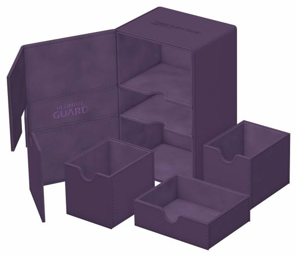 Ultimate Guard Twin Flip`n`Tray 160+ XenoSkin Monocolor Purple Ultimate Guard Twin Flip`n`Tray 160+ XenoSkin Monocolor Purple