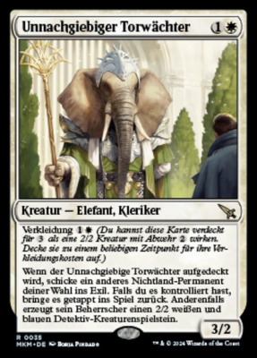 Unnachgiebiger Torwächter (Foil) Unnachgiebiger Torwächter (Foil)