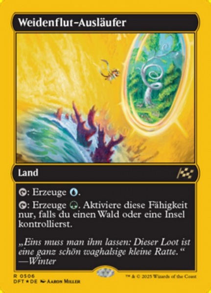 Weidenflut-Ausläufer (Foil)