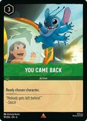 You Came Back You Came Back