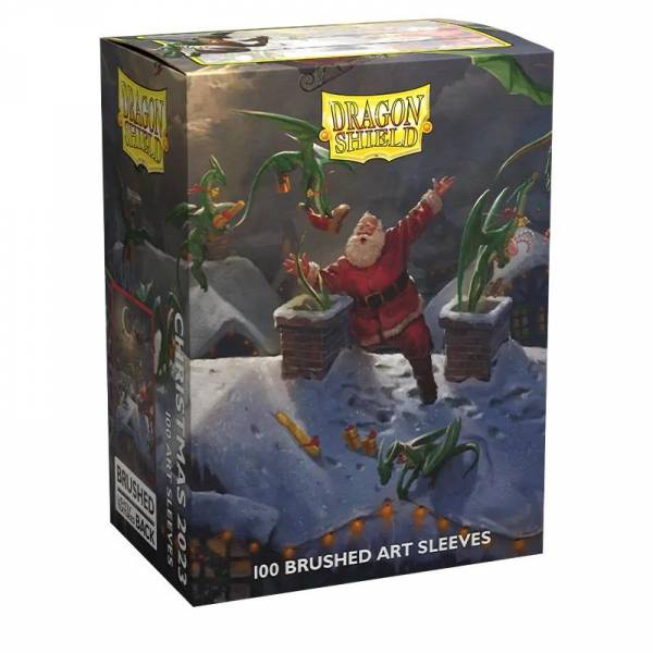 Dragon Shield: Brushed Art Christmas 2023 100 Dragon Shield: Brushed Art Christmas 2023 100