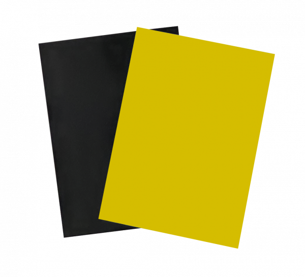 TORSO - 100 Matte DUAL Sleeves - Lightning Yellow