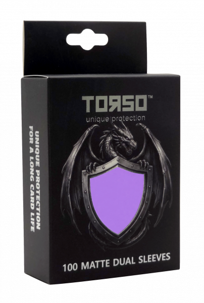 TORSO - 100 Matte DUAL Sleeves - Orchid Violet