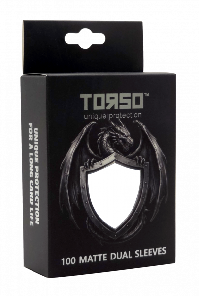 TORSO - 100 Matte DUAL Sleeves - Snow White