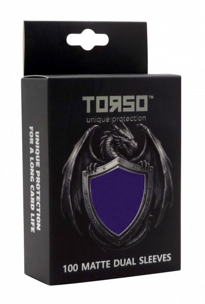 TORSO - 100 Matte DUAL Sleeves - Soul Purple