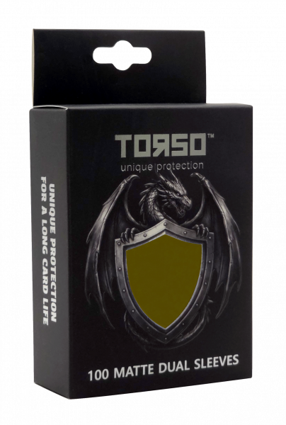 TORSO - 100 Matte DUAL Sleeves - Truth Golden