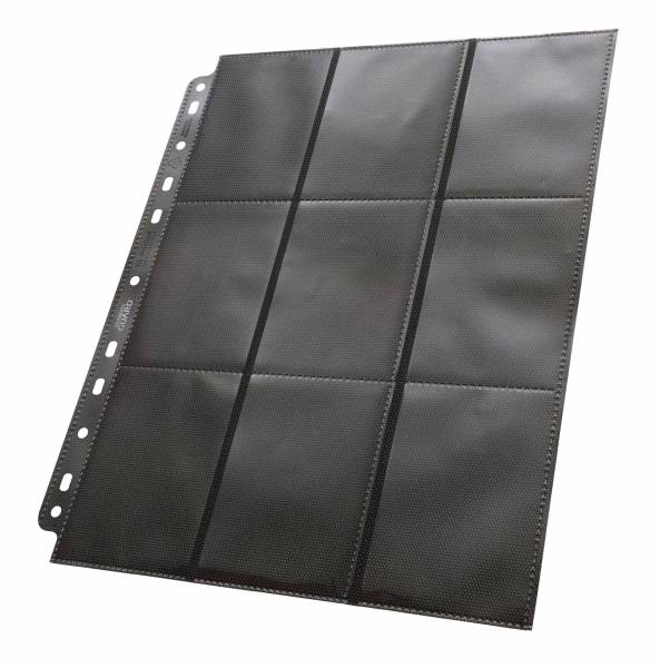 Ultimate Guard 18-Pocket Pages Side-Loading Schwarz (50) Ultimate Guard 18-Pocket Pages Side-Loading Schwarz (50)