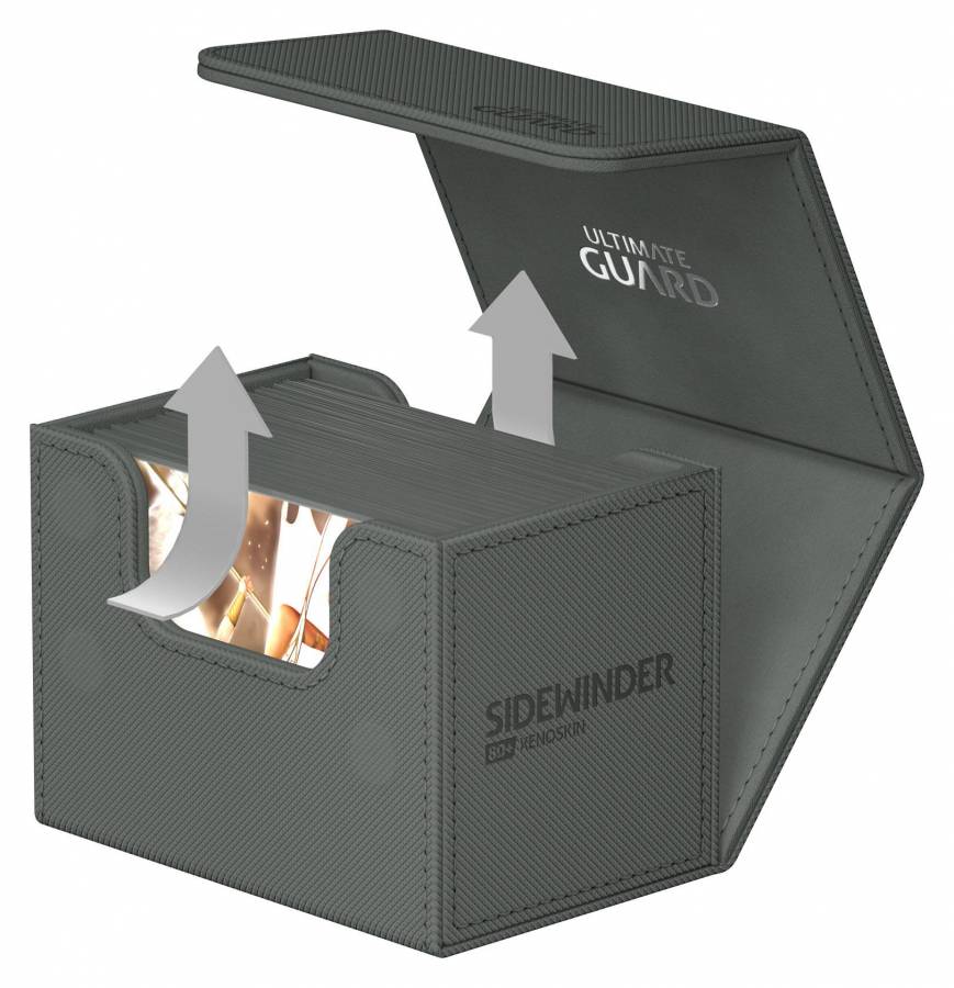 Ultimate Guard Sidewinder 80+ XenoSkin Monocolor Grau Ultimate Guard Sidewinder 80+ XenoSkin Monocolor Grau