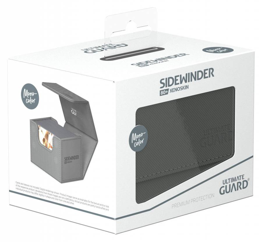 Ultimate Guard Sidewinder 80+ XenoSkin Monocolor Grau Ultimate Guard Sidewinder 80+ XenoSkin Monocolor Grau