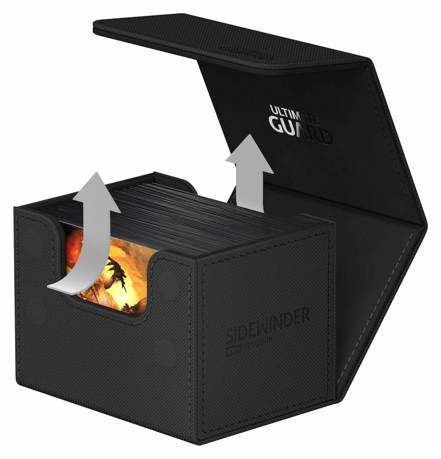 Ultimate Guard Sidewinder 100+ XenoSkin Monocolor Schwarz Ultimate Guard Sidewinder 100+ XenoSkin Monocolor Schwarz