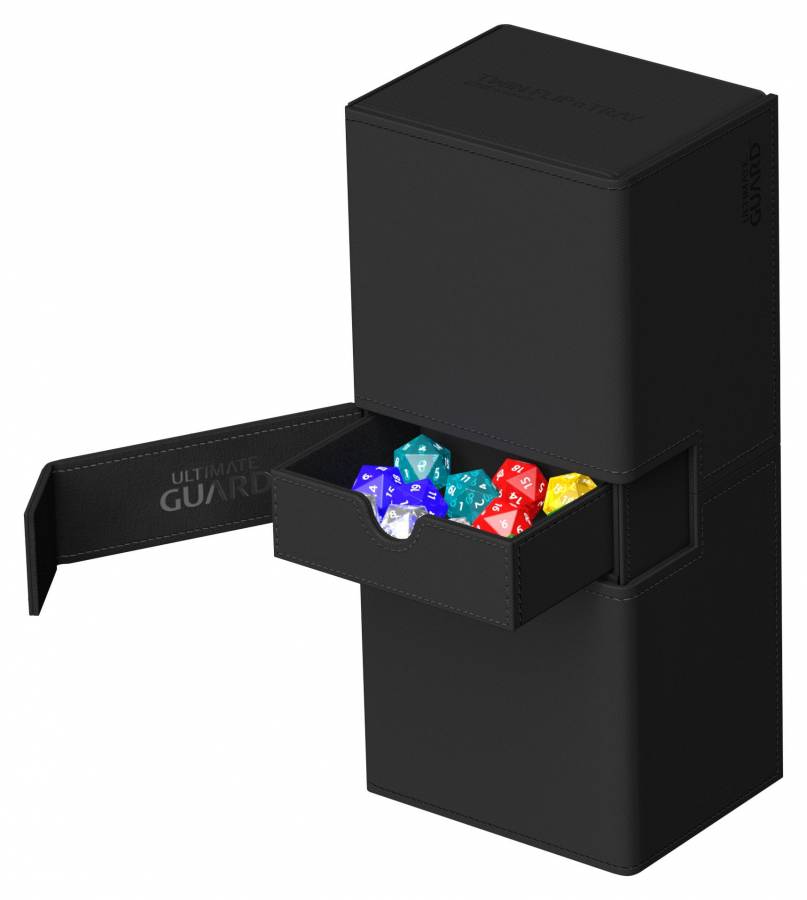 Ultimate Guard Twin Flip`n`Tray 266+ Xenoskin Schwarz