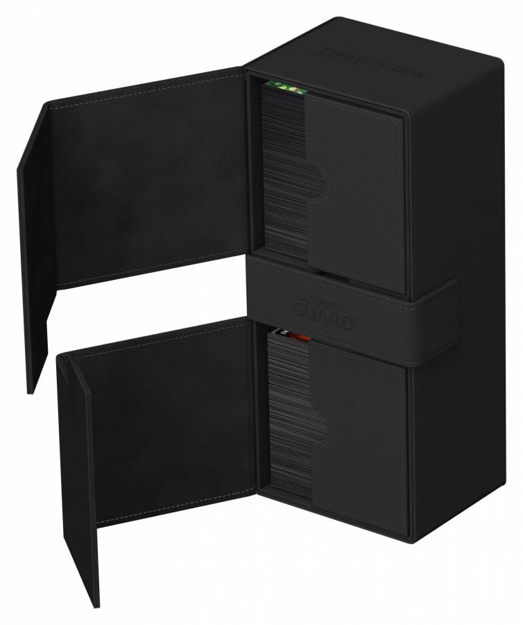 Ultimate Guard Twin Flip`n`Tray 266+ Xenoskin Schwarz