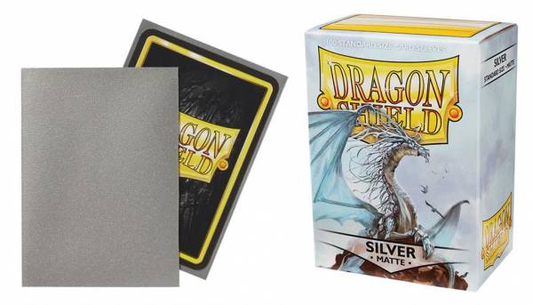 Dragon Shield Card Sleeves - Matte Silver 100 Dragon Shield Card Sleeves - Matte Silver 100