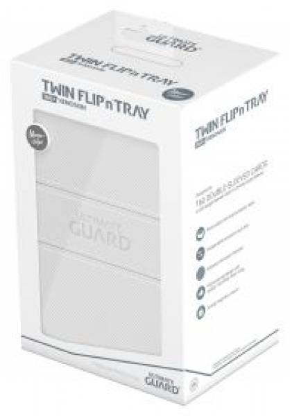 Ultimate Guard Twin Flip`n`Tray 160+ XenoSkin Monocolor White Ultimate Guard Twin Flip`n`Tray 160+ XenoSkin Monocolor White