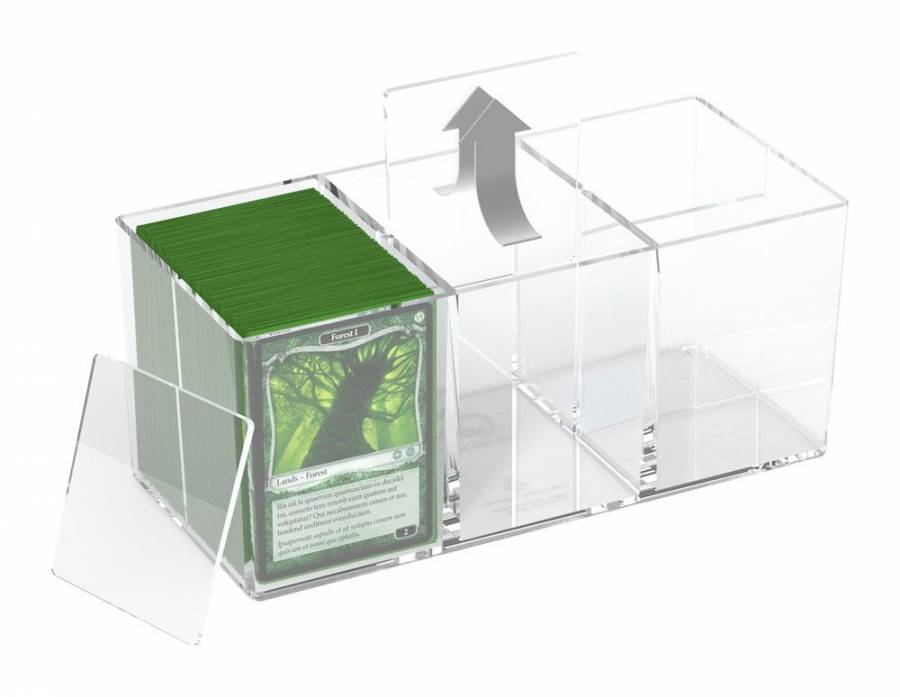 Ultimate Guard Twin Flip`n`Tray 160+ XenoSkin Monocolor Grau Ultimate Guard Twin Flip`n`Tray 160+ XenoSkin Monocolor Grau