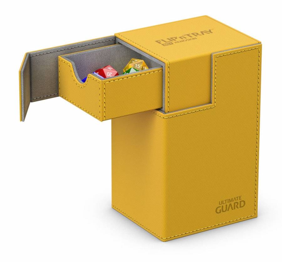 Ultimate Guard Flip´n´Tray Deck Case 100+ Standardgröße XenoSkin Bernstein